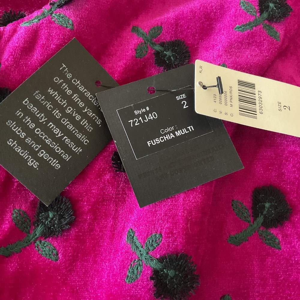 Anna Sui Velvet Wide-leg Pants - Picture 8 of 8